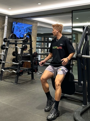 SATJDM运动训练国潮重磅短袖