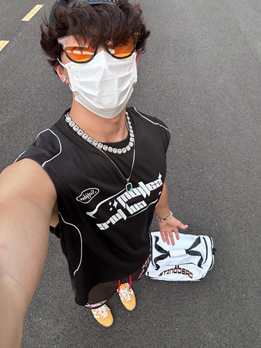SATJDM正品拼接训练坎肩背心