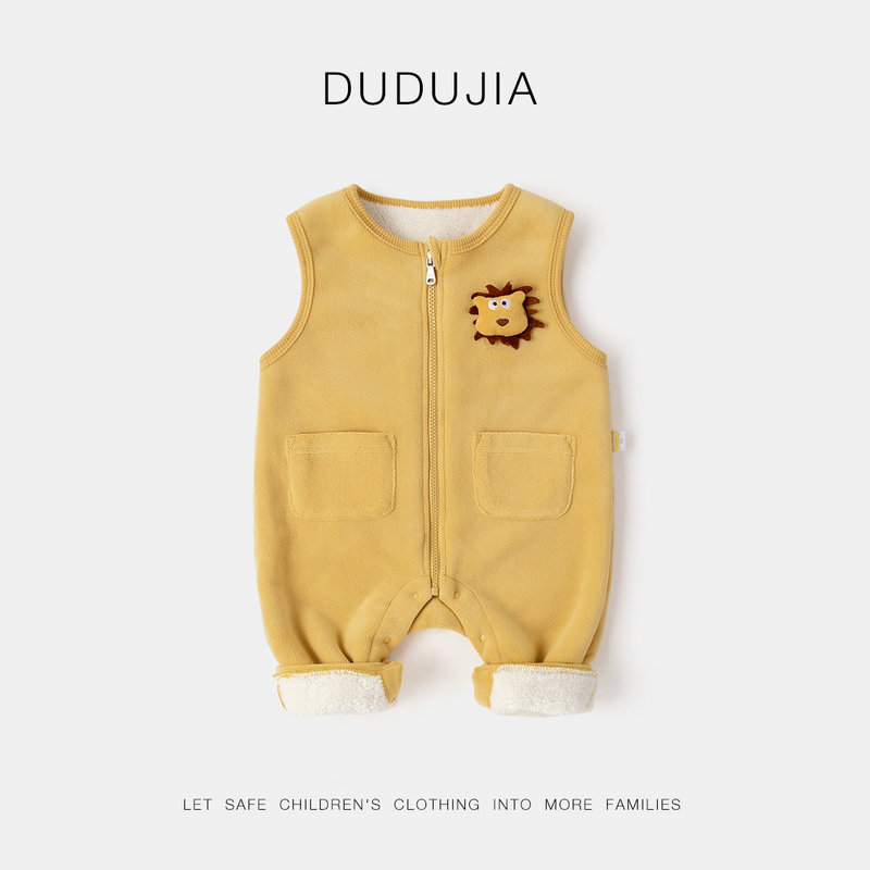 宝宝背带裤冬装婴儿衣服裤子小童童装长裤加绒加厚款秋冬装