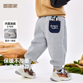 男童加绒裤 子儿童卫裤 长裤 宝宝冬季 童装 休闲裤 女童新款 潮 新款