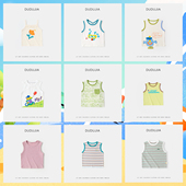 49元 任选2件 嘟嘟家宝宝夏季 背心儿童童装 男童女童衣服薄夏装