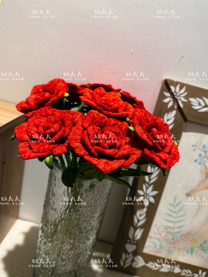 【成品】重工款扭扭棒玫瑰花束自制手工花七夕情人节礼物永生花