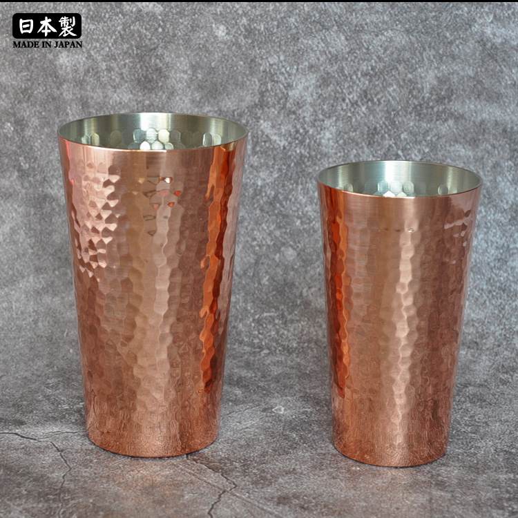 日本进口新光堂手工铜杯copper100小富士ek43磨豆机接粉杯啤酒杯