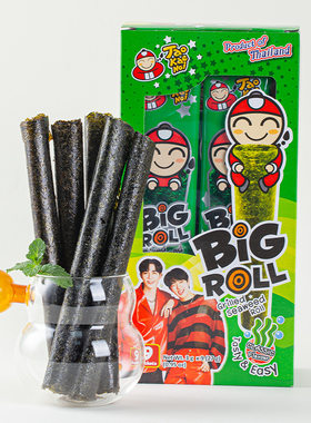 泰国进口taokaenoi小老板海苔卷27g老板仔经典香脆紫菜休闲小零食