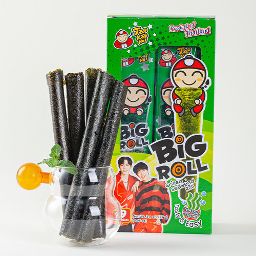 泰国进口taokaenoi小老板海苔卷27g老板仔经典香脆紫菜休闲小零食