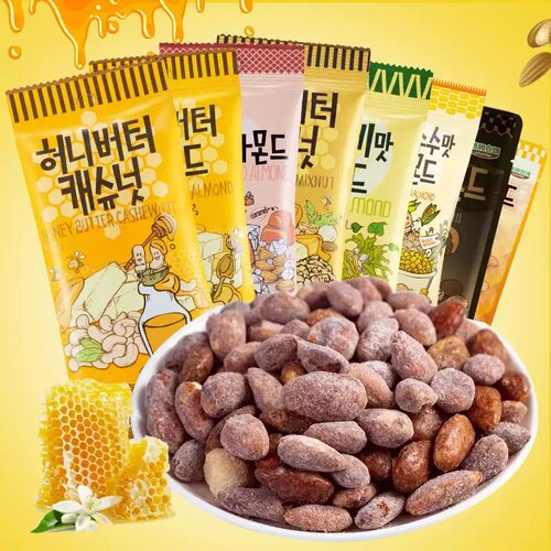 韩国芭蜂汤姆农场蜂蜜黄油扁桃仁