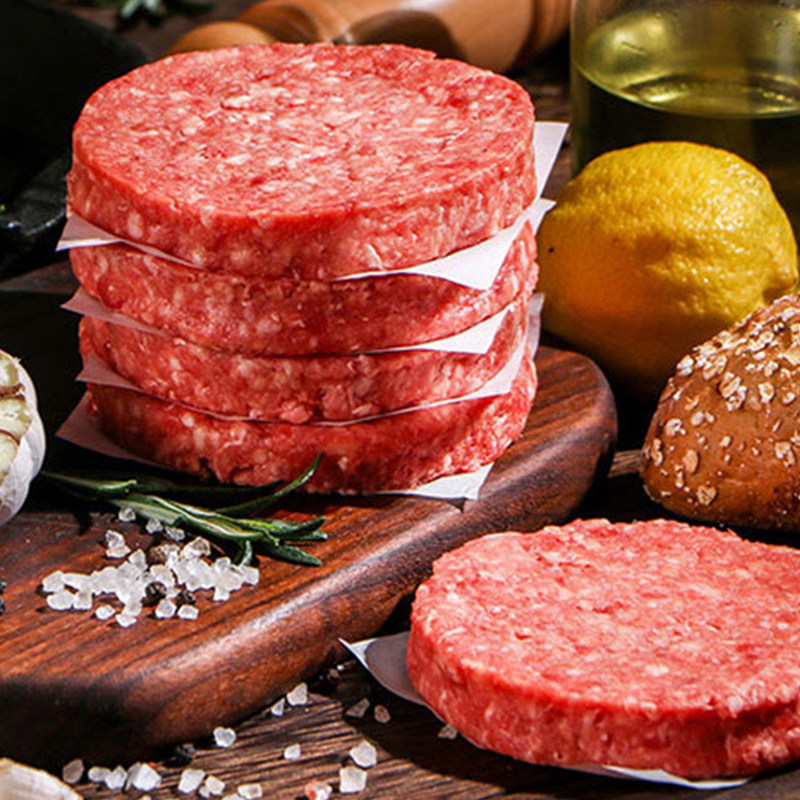 汉堡专用牛肉饼早餐半成品生鲜牛肉馅低脂汉堡饼商用冷冻牛肉饼,水产肉类/新鲜蔬果/熟食,牛肉饼/汉堡饼,淘宝优惠券,粉丝福利购,淘宝优惠卷