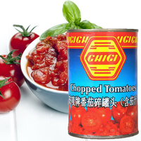 Chopped Tomatoes意大利进口珗唛碎番茄汁罐头去皮西红柿批萨浓汤