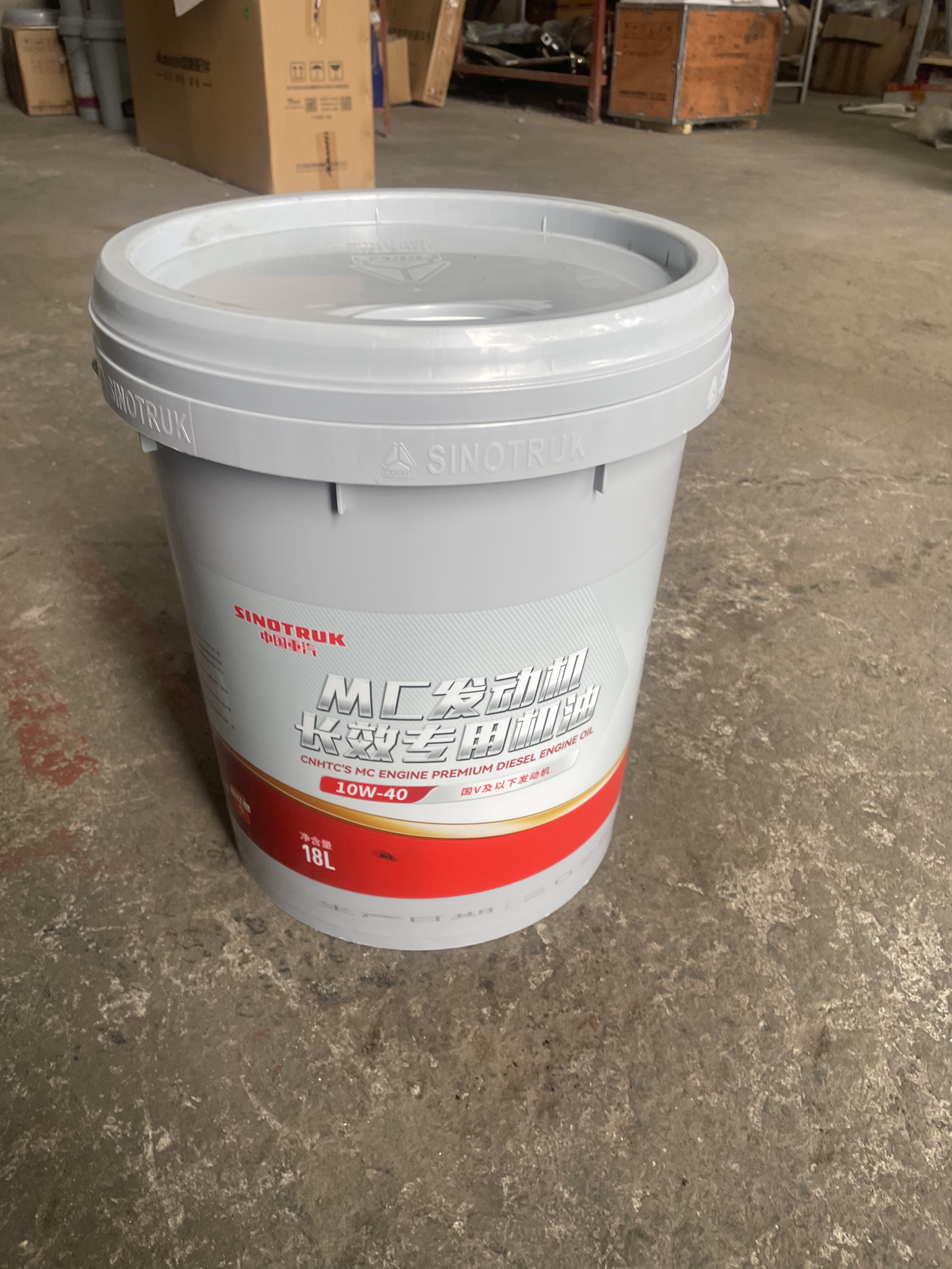 中国重汽国五曼MC发动机超级长效专用机油10W-40 原厂18L