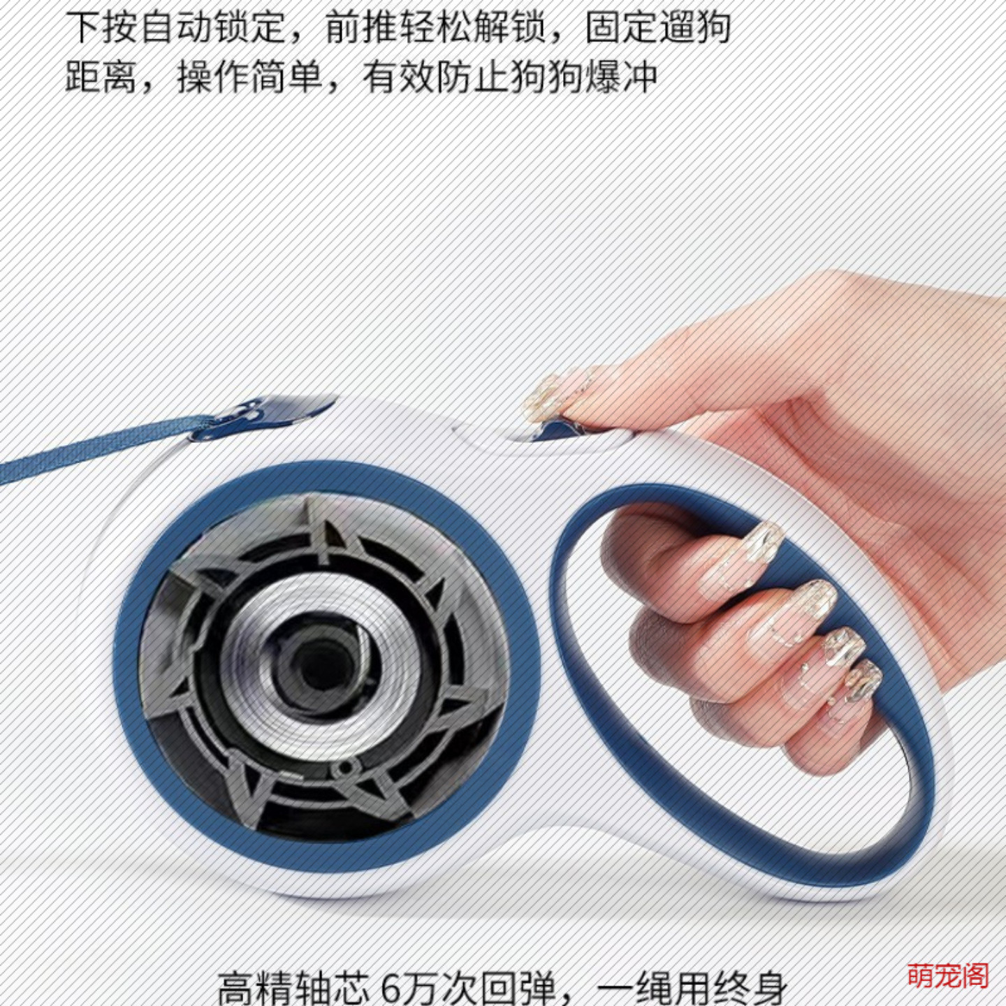 自动伸缩狗狗牵引绳30