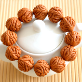 桃核手串24mm疙瘩纹龙纹金鱼眼秦岭精品佛珠菩提男女款 掌柜推荐