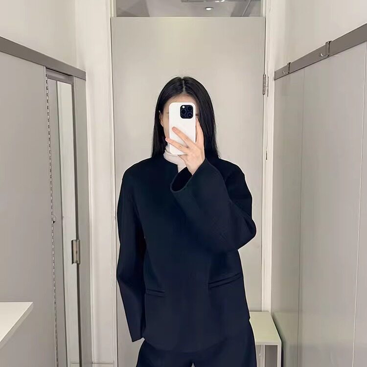长袖上衣羊毛套装极简