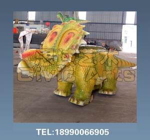 电动恐龙车骑乘游玩充电恐龙车广场公园商场展厅小朋友互动游玩