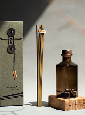 INJUNE山系列无火香薰藤条香氛清新家用室内除臭摆件淡香持久清新