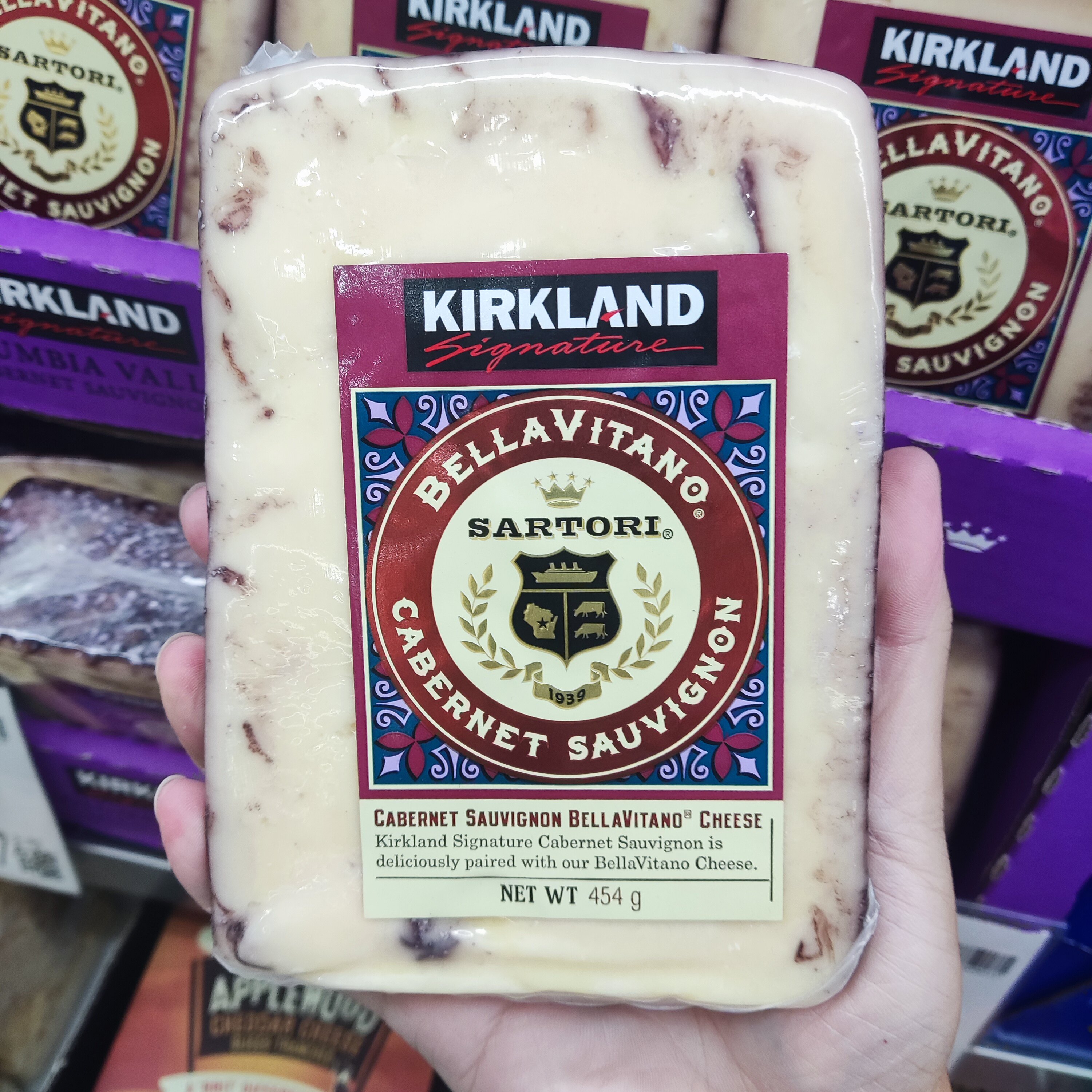 开市客代购 美国进口KirklandSignature科克兰葡萄酒干酪奶酪 2月