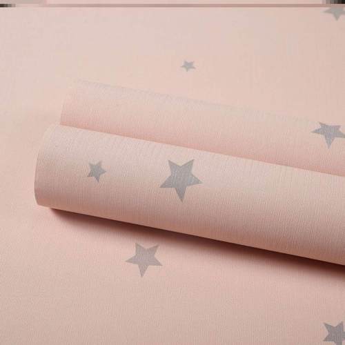 高档星星墙纸自粘超厚防水墙壁纸家用卧室宿舍出租房翻新墙壁贴纸