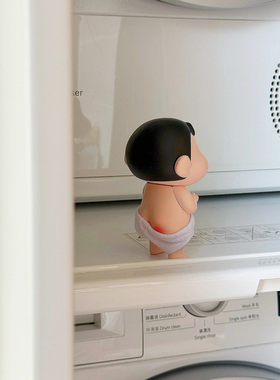 蜡笔小新浴室洗澡摆件卫生间洗手台装饰品桌面入户门可爱手办礼物