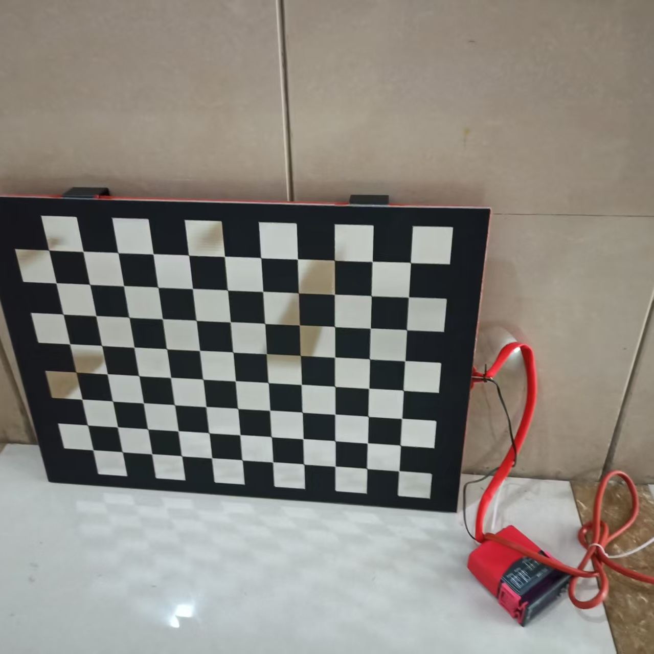 红外标定板  TE-QPG-40-12X9 40mm棋盘格  几何畸变测试 联合标定