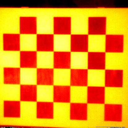 红外标定板 棋盘格   热像 机器视觉 100mm 7X6 几何畸变 内参