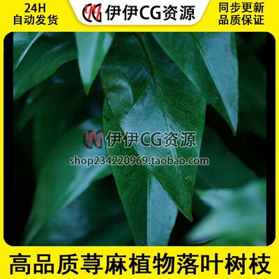 UE5虚幻5  高品质荨麻植物落叶树枝模型 Nanite Nettle Vol.1