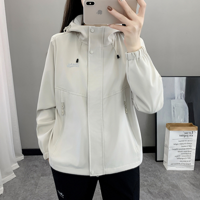 冲锋衣女春秋季运动外套夹克风衣