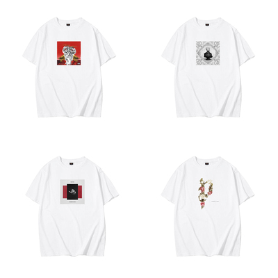 前卫金属乐队polyphia专辑印花纯棉宽松T恤男女短袖可定制摇滚T恤