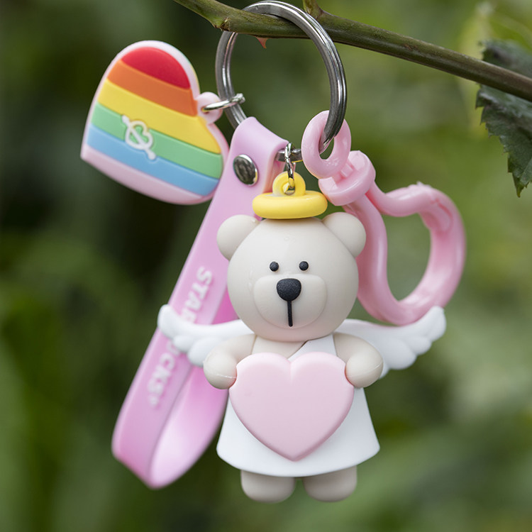 Starbucks Little Bear Christmas Key buckle Pendant dad lovely Cartoon Hearts automobile the republic of korea a pair loversin the Festive supplies/Gift , Gift ideas , Keychain  category - from Buy2taobao.com to provide professional Taobao agent buy service