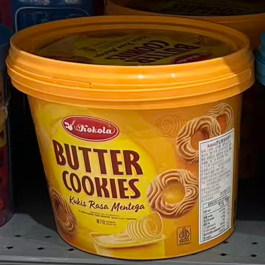 2026新品印尼kokola可可乐黄油味曲奇饼干400g牛奶香草椰子饼休闲