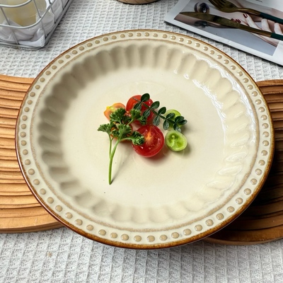 北欧风陶瓷西餐盘子菜盘