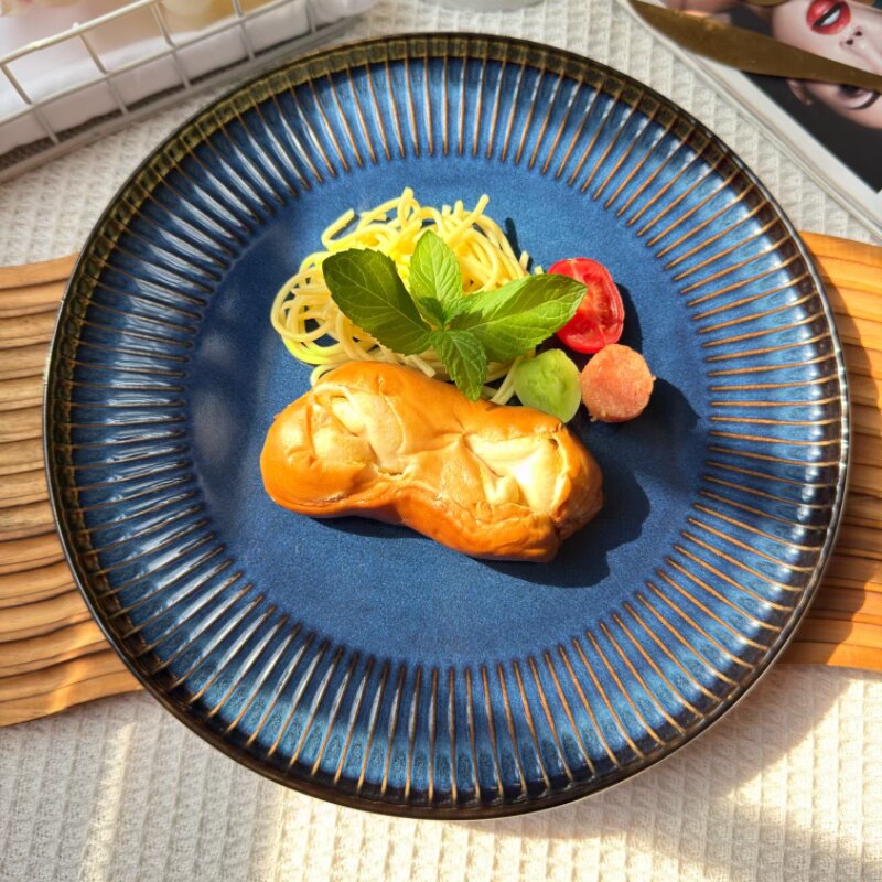 ins高级感西餐盘子菜盘家用牛排盘点心盘酒店餐厅商用陶瓷盘瑕疵