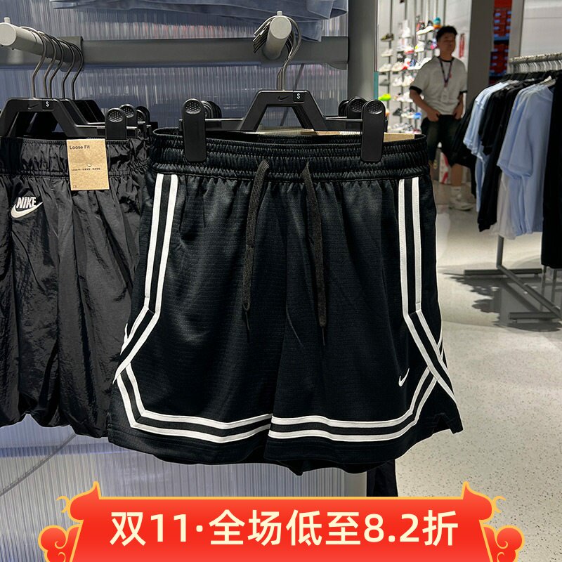 耐克女裤2026夏新款速干透气宽松篮球运动训练休闲短裤FV8506-010