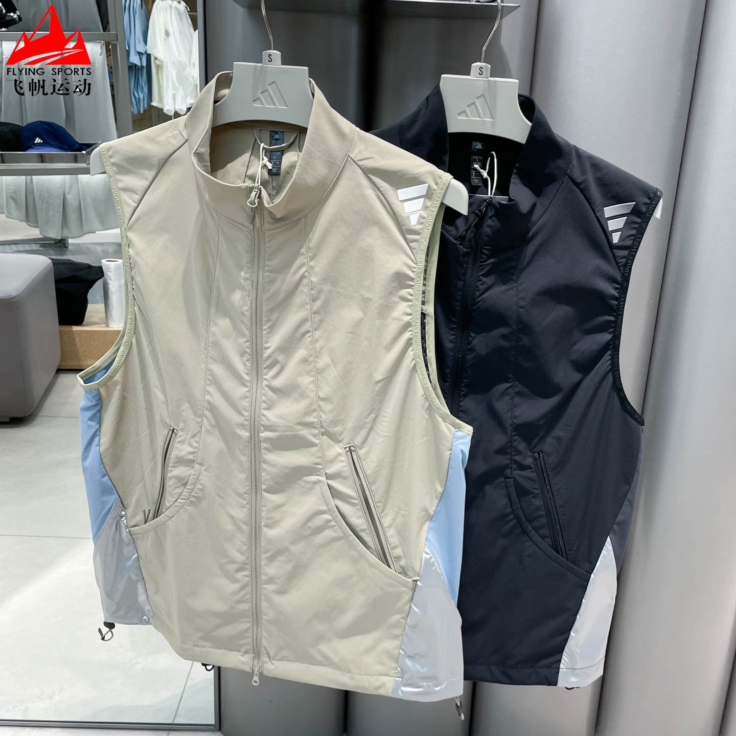 阿迪达斯男子2026夏款休闲FOS VEST潮流运动休闲背心马甲 KR5030