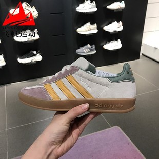 德训鞋 阿迪达斯三叶草男女鞋 GAZELLE INDOOR复古T头鞋 ID1007 板鞋