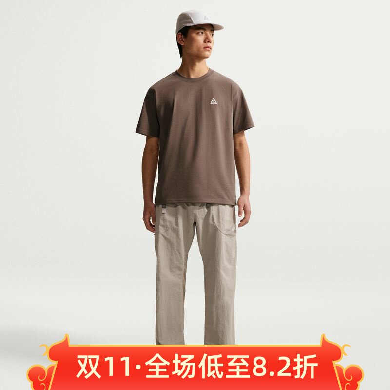 耐克男装2026夏季ACG经典宽松透气速干运动休闲短袖T恤DC5357-004