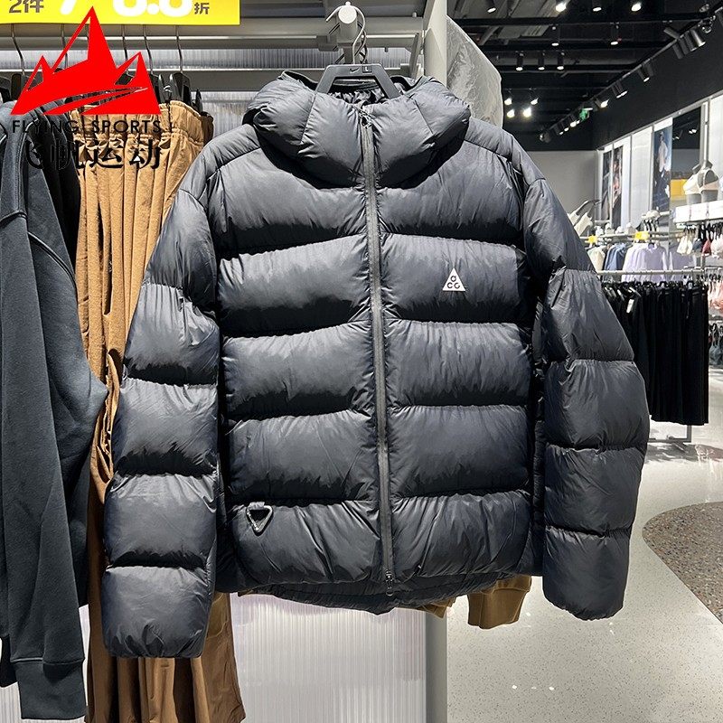NIKE耐克男装2025冬ACG防风拒水宽松连帽棉服夹克外套 FV8911-010