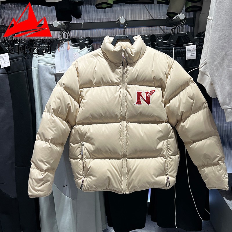 耐克羽绒服男2026春马年限定保暖加厚宽松立领夹克外套IQ3706-126