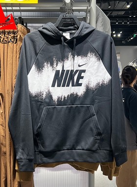 Nike耐克男装2025冬加绒保暖宽松连帽印花休闲运动卫衣HV4063-010