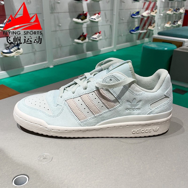 阿迪达斯三叶草女鞋2025春季FORUM经典篮球风休闲运动板鞋 JQ9146