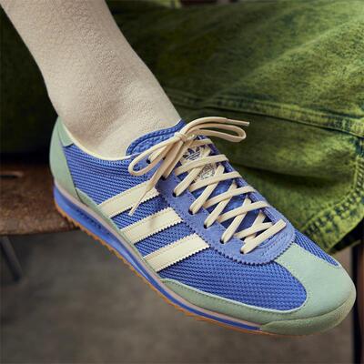 阿迪达斯三叶草女鞋2024秋SL 72 OG复古轻便薄底T头运动鞋 IH0290