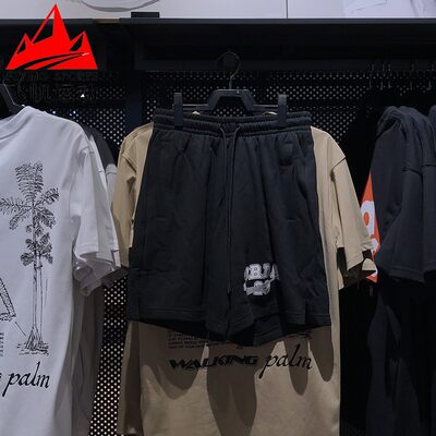 耐克Jordan男裤2025夏季针织毛圈透气宽松休闲运动短裤IB7273-010