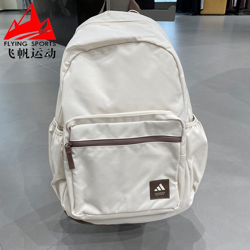 阿迪达斯男女包2025冬新款简约轻便百搭大容量书包双肩背包KF0113
