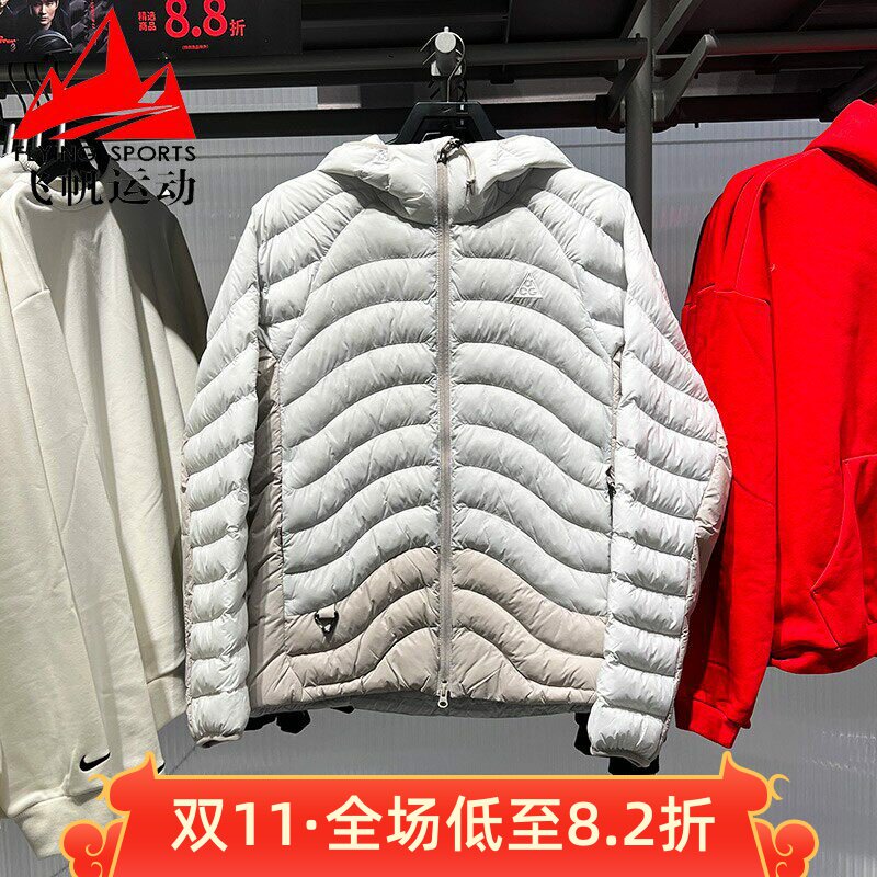 耐克棉服男2026春季ACG户外超薄保暖运动连帽夹克外套 HJ3736-025