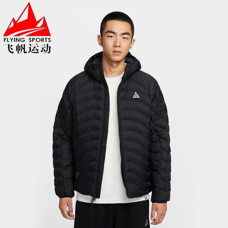 耐克棉服男2025冬季ACG户外保暖宽松运动连帽夹克外套HJ3736-010