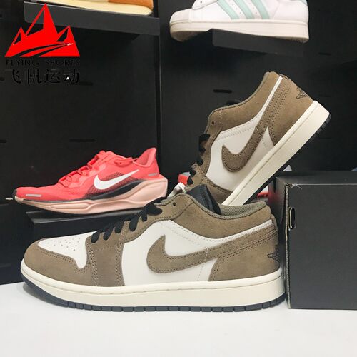 耐克男鞋2026冬AIR JORDAN 1经典复古缓震休闲运动板鞋553558-200