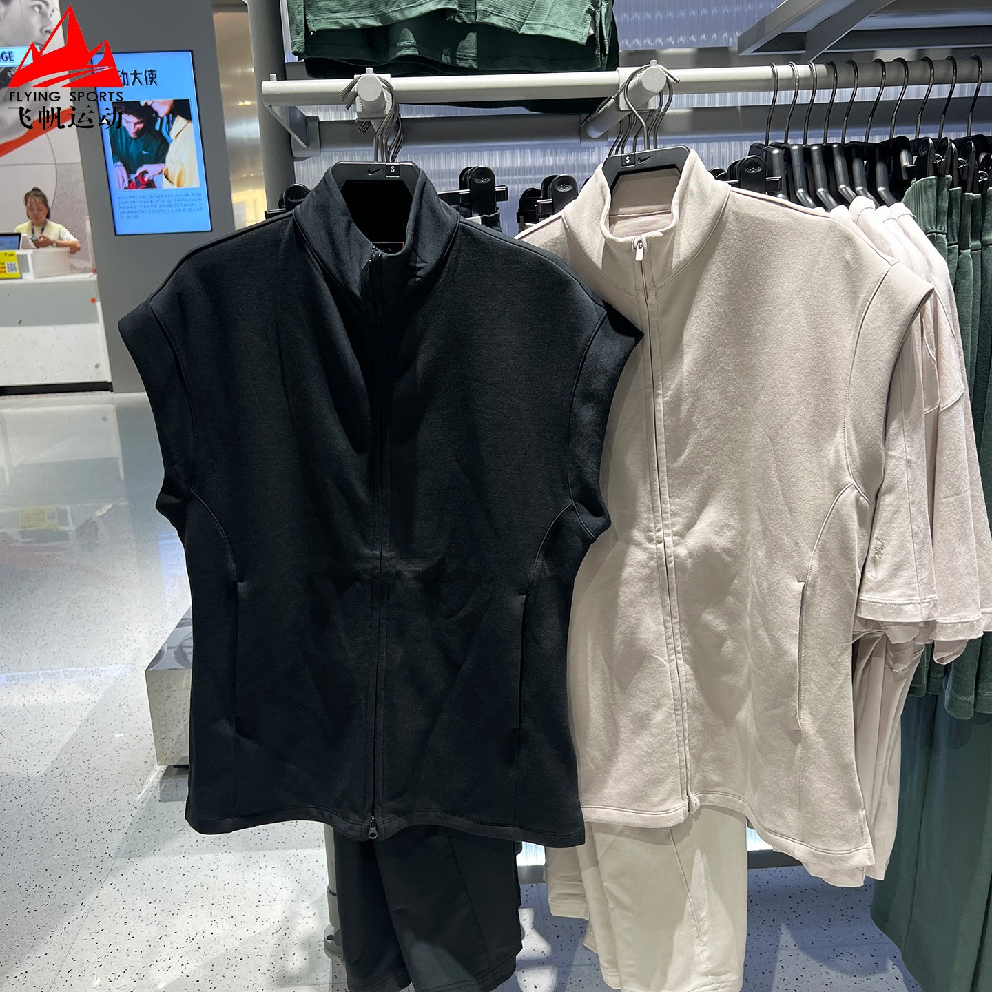 Nike耐克女子2026秋新款超软速干全长拉链开襟加长上衣IQ7052-010