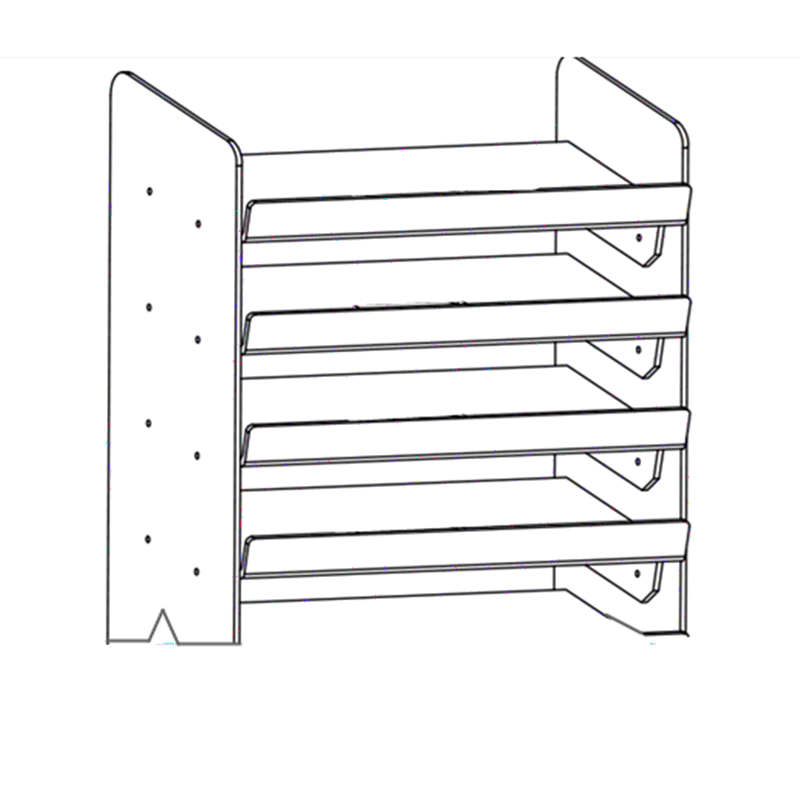 烟灰缸展示架化妆品梯形眼影盘甲油胶文具胶带收纳架键盘化妆品