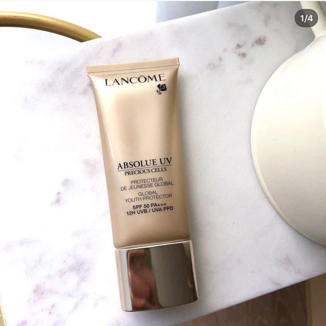 现货 Lancome兰蔻菁纯臻颜防晒乳SPF50/PA+++50ML 加量装