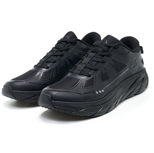 准者篮球裁判鞋 运动鞋跑鞋休闲多用网面透气软弹EVA底纯黑色考试