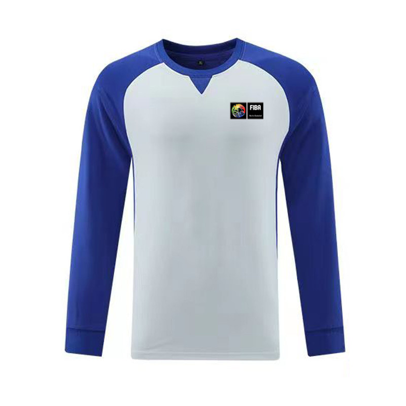 长袖篮球裁判服上衣 秋冬季男女款 印图 深灰+绿 不含裁判裤 包邮