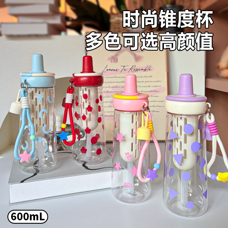 多巴胺大容量塑料杯女生可爱茶水